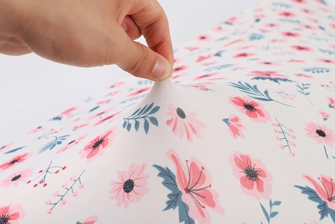 Nursing Pillow Cover Set 3 Pack Nursing Pillow Slipcovers for Moms Breastfeeding Moms, Ultra-Soft Stretchy Fit Standard Nursing Pillows Floral,Grey Rabbit & Pink