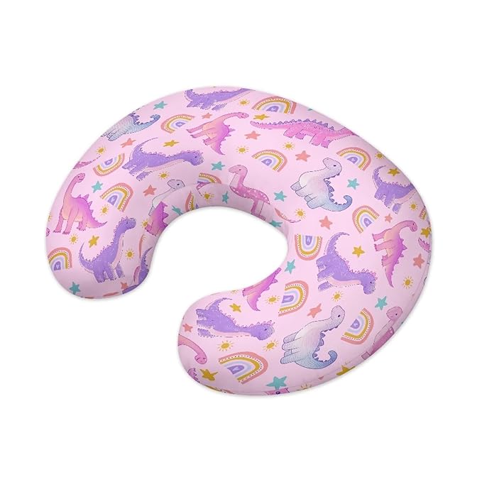 Rainbow Unicorn Nursing Pillow Slipcover Covers Soft Comfortable Pillowcase for Nursing Pillow Stretchy Replaceable Feeding Pillow Slipcover Washable