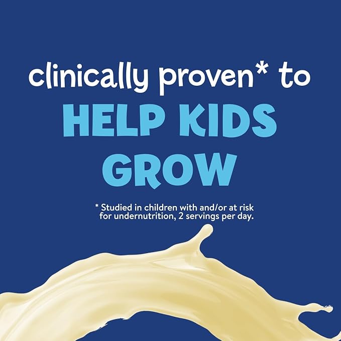 PediaSure Grow & Gain with Immune Support, 27 Vitamins & Minerals for Kids, 7g Protein, Non-GMO, Gluten-Free, Banana, 8-fl-oz Bottle, Pack of 24