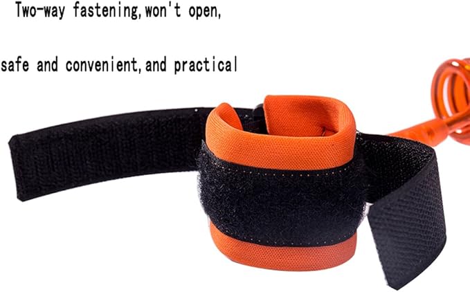 Baby Child Anti Lost Safety Wrist Link Harness Strap Rope Leash Walking Hand Belt for Toddlers, Kids(1.5m Orange)