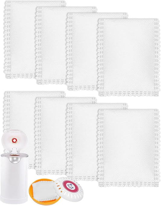 Diaper Pail Deodorizer Odor Absorber Compatible with Munchkin Arm & Hammer Puck Baking Soda Cartridge, Lavender Scented Diaper Pail Odor Eliminator, 8 Pack (For 3.5" Cartridge)