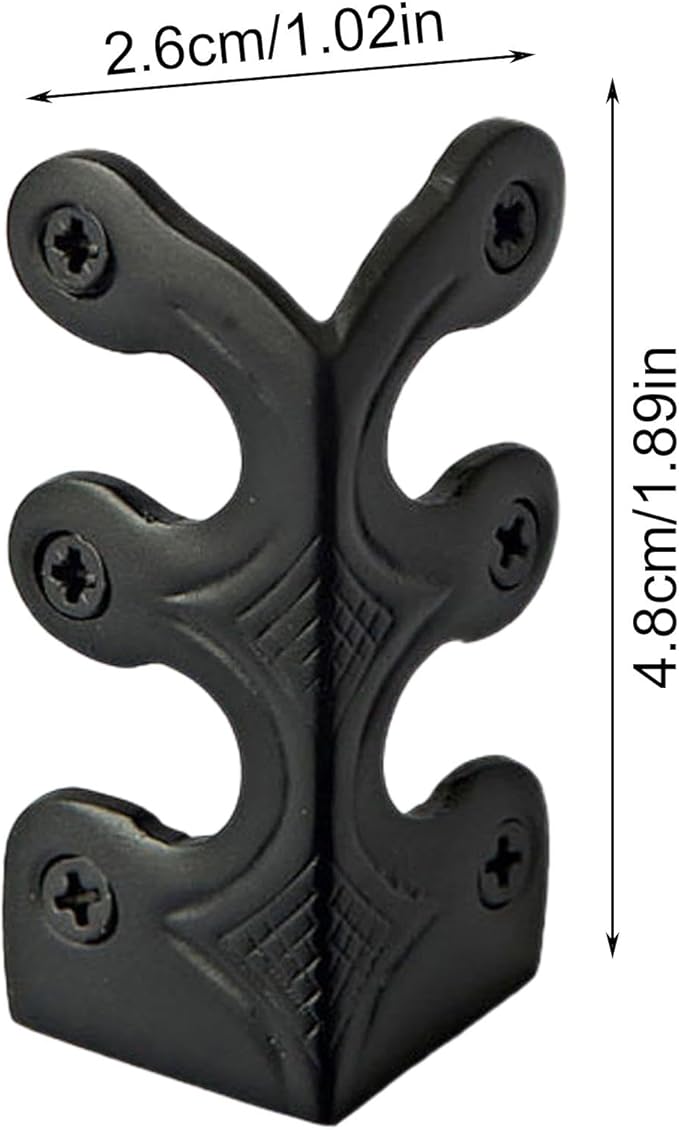 Baseboard Protector - Antique Corner Protectors, Brass Skiffers | Edge Corner Protectors Metal Skiffer, Decorative Protector Cover, Solid Brass Skirting Board Corner Protectors, Corner Guard for Home