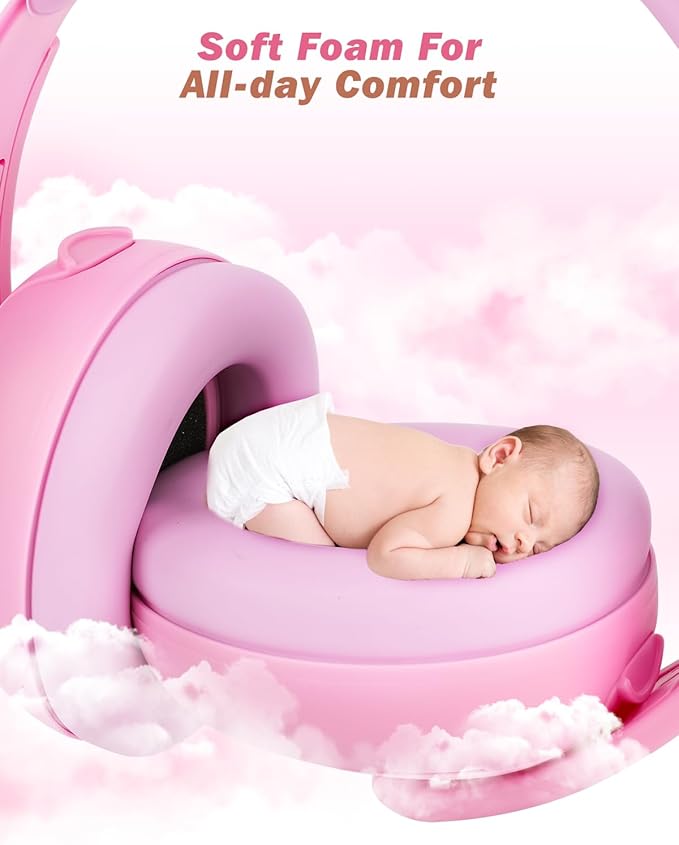 [2-in-1] Baby Ear Muffs Noise Protection - [Two Modes] Baby Headphones for Noise Cancelling Headphones- Infant Headphones Noise Cancelling - Ear Protection for 3 Months to 4 Years