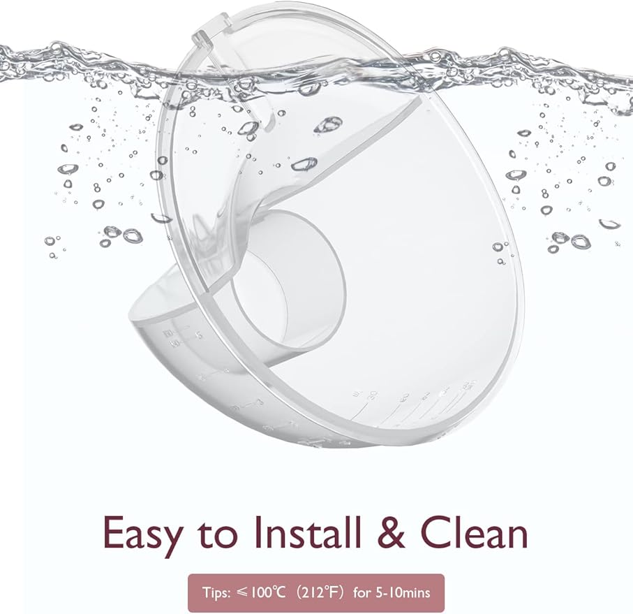 Momcozy M5 Milk Collector, Original M5 Breast Pump Replacement Accessories, 1 Pack