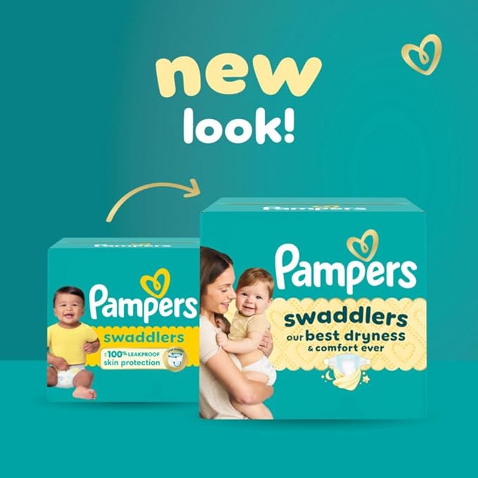 Pampers Swaddlers Disposable Baby Diapers Size 8, 76 Count with Sensitive Water Based Baby Wipes 12 Flip-Top Packs (1008 Wipes Total)