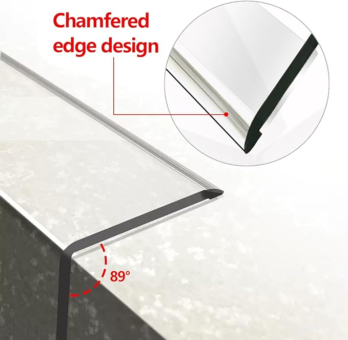 Wall Corner Protector - 4PCS, 47.2"x1.18" - Self Adhesive Clear Corner Protectors for Walls, Cabinet Doors, Edge Protector Trim; Easy to Install Corner Guards for Walls (120cm x 3cm)