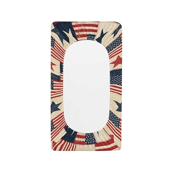 250 Year American Anniversary Flag Baby Changing Pad Cover 250 Anniversary USA Diaper Changing Pad Cover American Flag 32''*16'' Baby Girl Nursery Decor