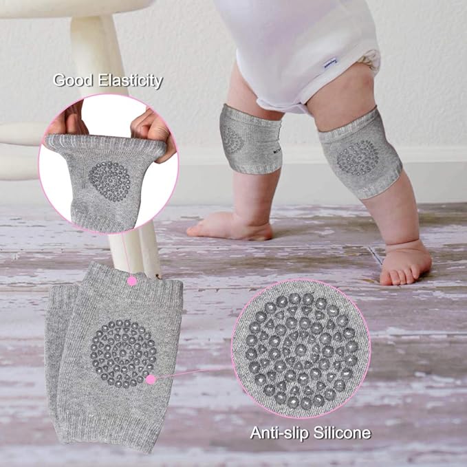Baby Head Protector & Baby Knee Pads for Crawling, Toddlers Head Safety Pad Adjustable Backpack, Baby Back Protection for Walking & Crawling, Cute Bunny