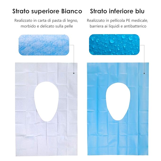 Disposable Toilet Seat Covers - 30 Counts Waterproof Individually Wrapped Portable Travel Toilet Seat Covers for Adults Kids Toddler Potty Training Public Toilet, Lengthened Size 16x24 Inch, 3 Packs