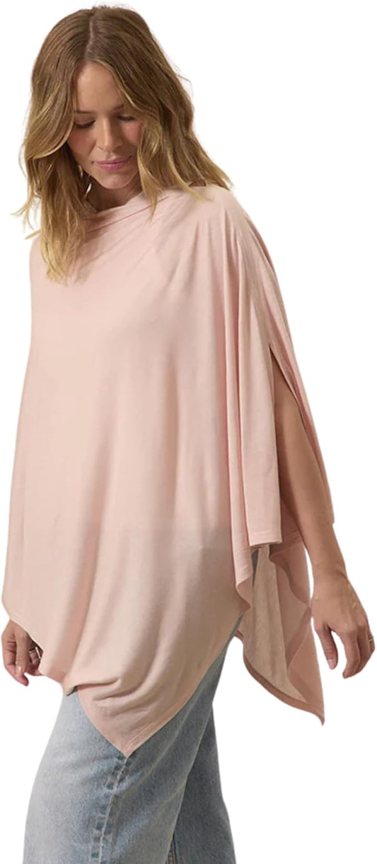 Solly Baby Nursing Cover, Ultra-Breathable, Lightweight Breastfeeding Cover-Up, Buttery-Soft Fabric, Universal Fit, Postpartum Essentials, Newborn Must Haves, Ballet