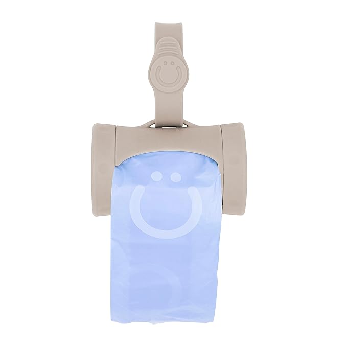 Ubbi Retractable On-the-Go Diaper Bag Dispenser with 36 Lavender Scented Refill Bags for Baby Travel
