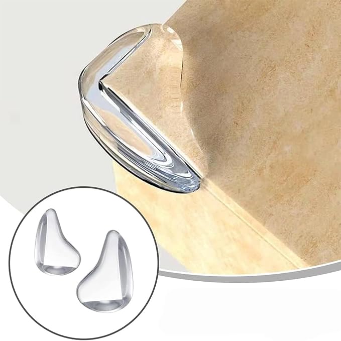 Corner Protectors for Baby 20Pcs, Furniture Corner Guard, Edge Corner Guard, Edge Safety Bumpers for Table Edges & Sharp Corners, Baby Proof Corners Bumper Cushion, Clear Table Safe Corner Protectors