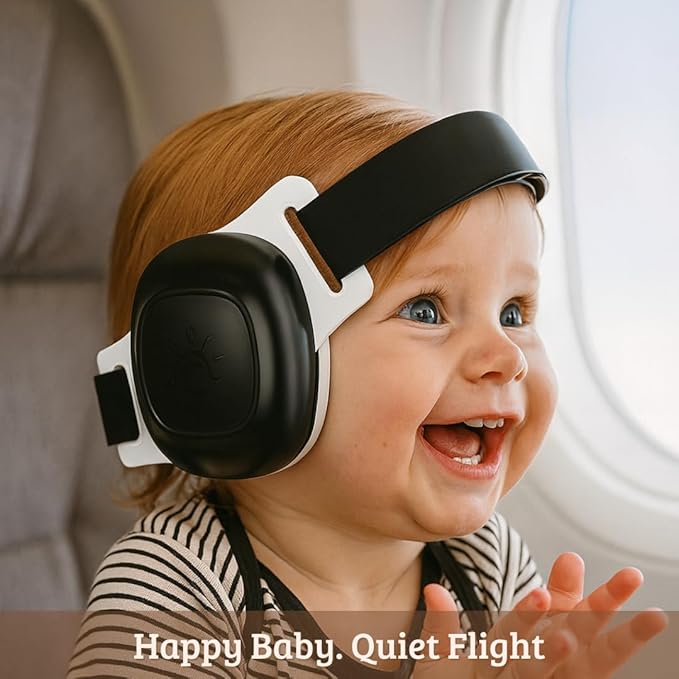 Baby Noise Cancelling Headphones – Infant & Toddler Ear Muffs 24 dB – Hearing Protection – Adjustable Newborn Ear Defenders.