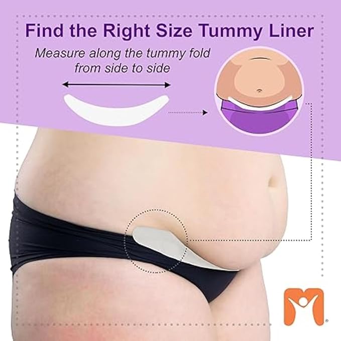 More of Me to Love Viscose and Cotton Blend Tummy Liners (9-Pack, X-Large, Black, White, Beige)