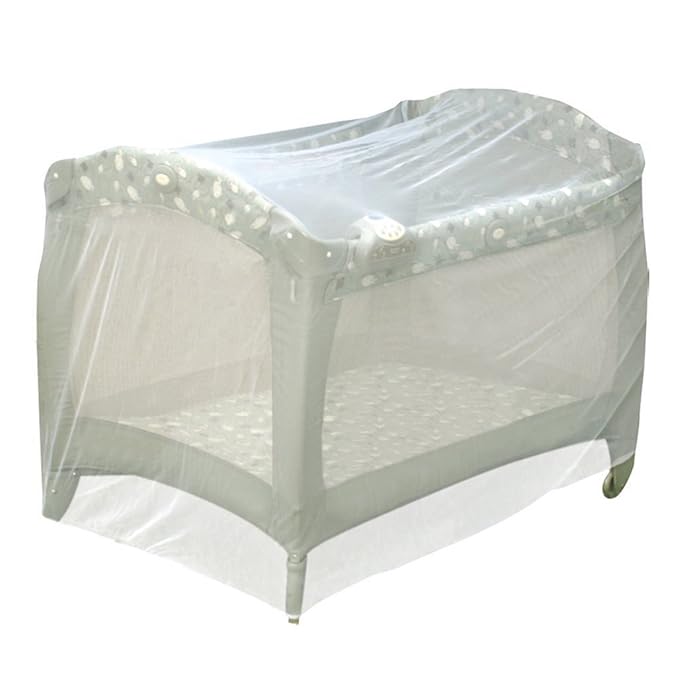 Nuby Pack N Play Universal Size Mosquito Net Tent, White