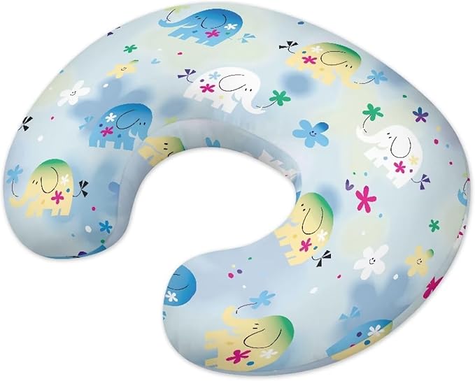 Cute Cartoon Elephant Nursing Pillow Cover Nursing Pillows for Breastfeeding Fits The Original Support for Breastfeeding Nipple Shields for Breastfeeding Newborn