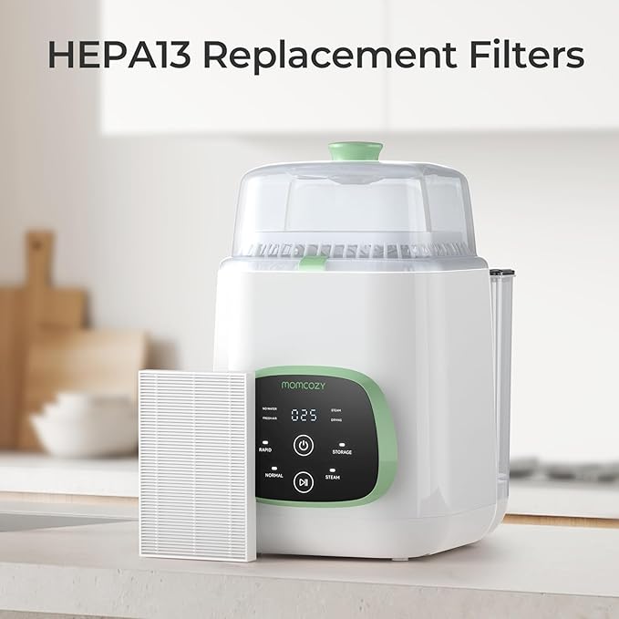 Momcozy KleanPal Pro Baby Bottle Washer & Momcozy KleanPal Pro Air Filter Replacement