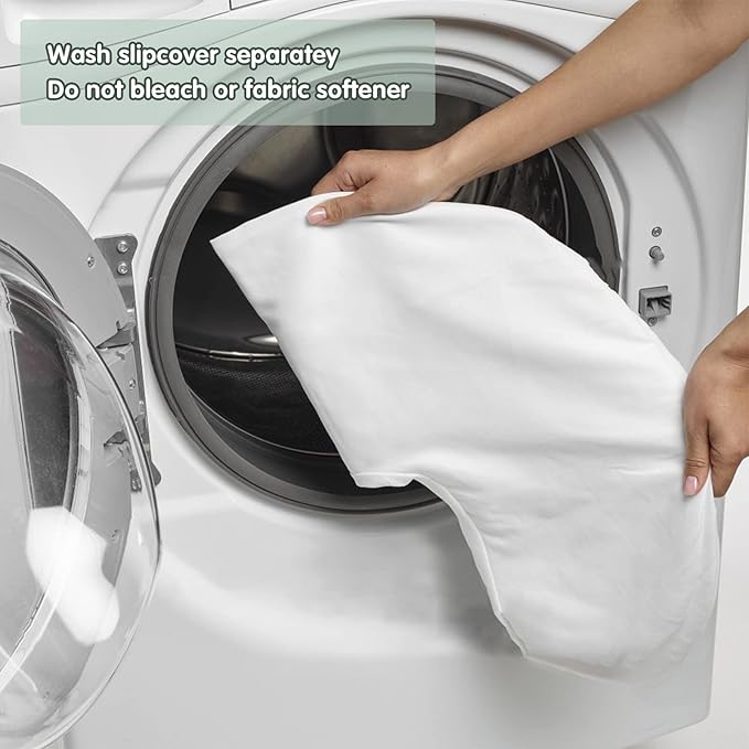Winmany Baby Waterproof Nursing Pillow Cover Newborn Breastfeeding Pillowcase Soft Replaceable Slipcover for Boys and Girls