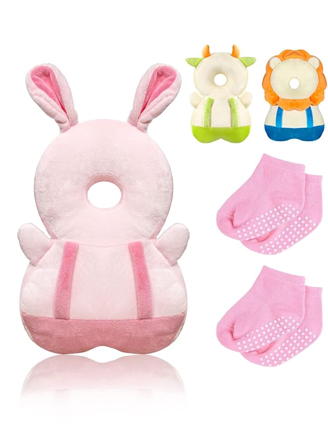 Baby Head Protector,Head Protection Back Pack for Sitting Crawling Walking,Adjustable Toddlers Safety Pad Cushion