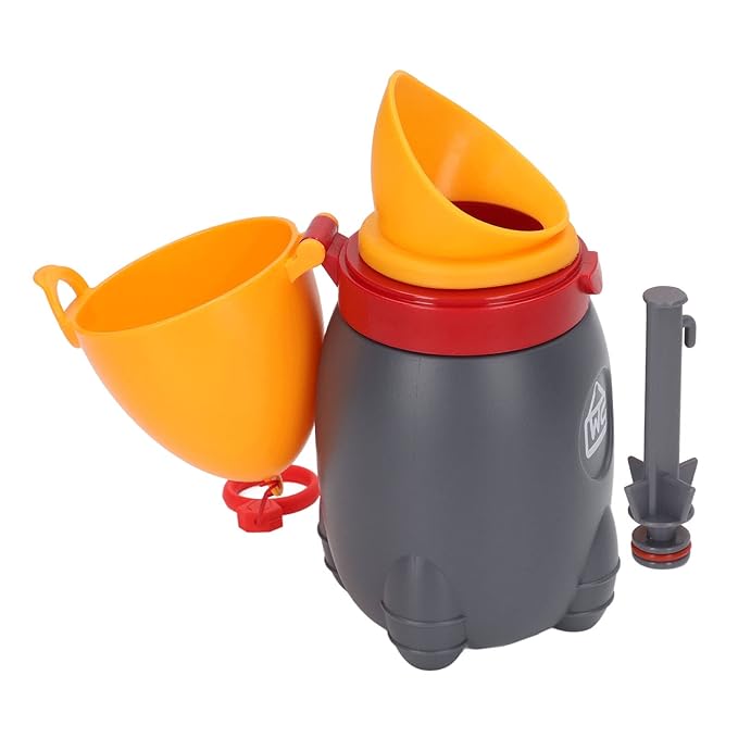 VBESTLIFE Portable Baby Urinal Leak Proof Travel Potty for Boys Emergency Car Toilet with Triple Seal Design for Toddler Potty Training (Orange)