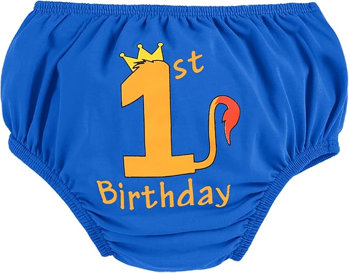 IMEKIS Baby Boys 1st Birthday Diaper Covers Wild One Dinosaur Space Shorts Cake Smash Photo Shoot Bloomers Casual Pants