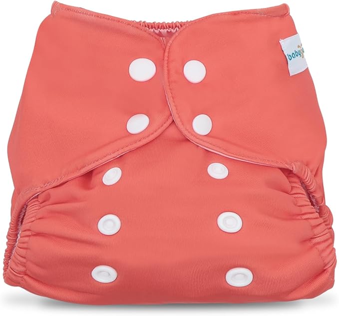 babygoal Baby Cloth Cover for Prefolds,Flats or Fitted Diapers– Adjustable, Reusable, Waterproof Swim Diaper Cover