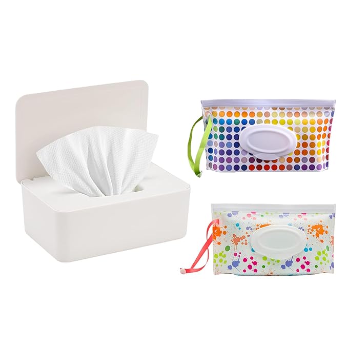 Wipes Dispenser,Wipe Holder Wet Wipe Dispenser Holder