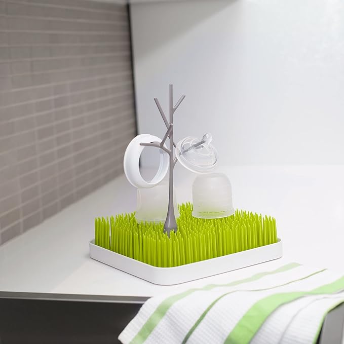 Boon Twig Baby Bottle Drying Rack Accessories - Space Saving Baby Accessories for Baby Bottle-Feeding Supplies - Bottle Rack Dryer Attachments for Baby Bottle Storage - 2 Count (Pack of 2)