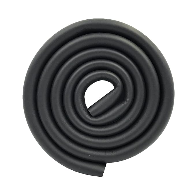 M2cbridge U Shape Extra Thick Furniture Table Edge Protectors Foam (Black (6.5ft x2))