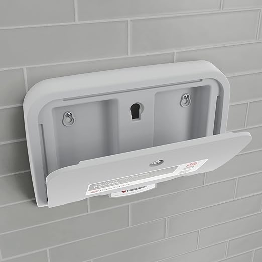 Foundations 300-LD-01 Liners Dispenser for Elements Changing Station, Holds up to 50 Paper Liners with Dispenser Locks - Gray