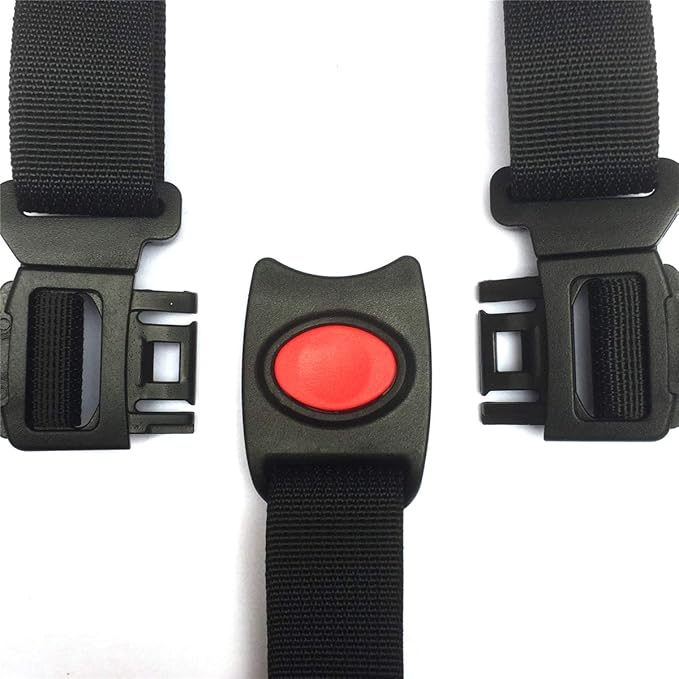 ZARPMA Baby 5 Point Harness Belt Adjustable Strap 2.5cm Width for Stroller High Chair Pram Buggy Children Kid Pushchair