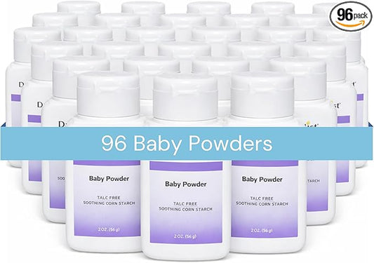Dukal Dawn Mist Baby Powder, Cornstarch, 2 oz. (Pack of 96)