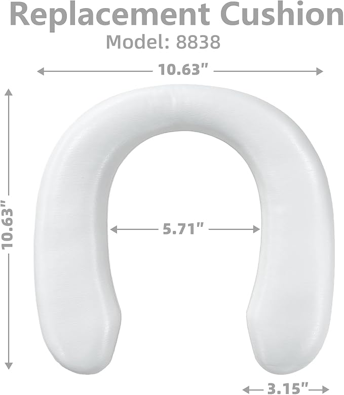 SKYROKU Potty Seat Cushion Replacement - 0.78 inch Thick Soft Padded Toilet Training Seat Cover - Anti-Cold & Comfortable (8838 8839)