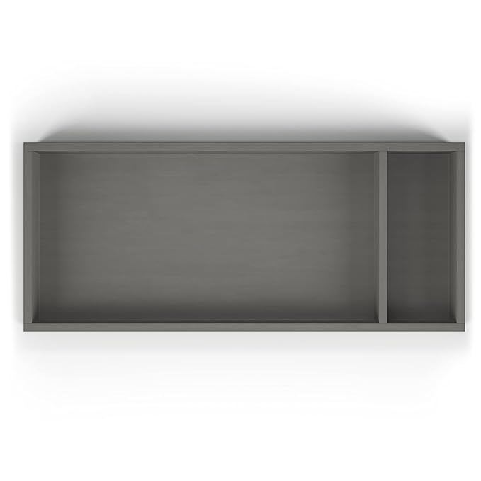 Child Craft Universal Changing Table Topper, Convert Dresser into a Changing Table Surface, Securely Attaches, Non-Toxic, Baby Safe Finish (Lunar Gray)