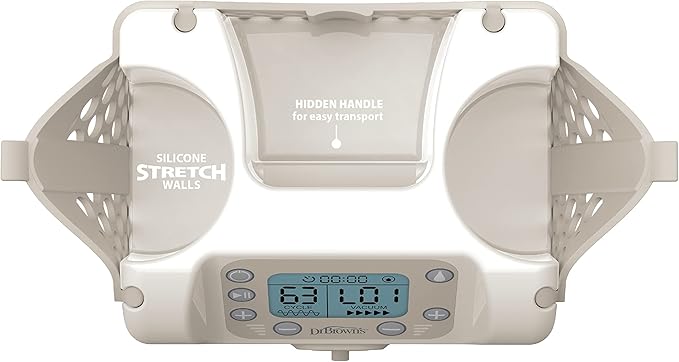 Dr. Brown's Customflow Hospital Strength Double Electric Breast Pump with Adjustable Settings, Includes Breast Milk Collection Bottles, Flanges & Other Pumping Essentials