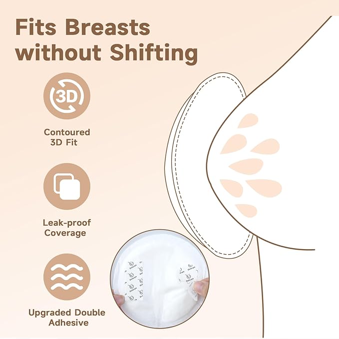 Ultra-Absorbent Disposable Nursing Pads,Super Soft & Breathable Breast Pads,Make The Breasts Light and Stay Dry,Breastfeeding Essentials for Moms,300 Count