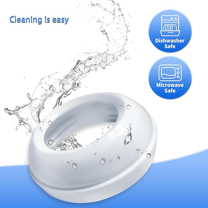 Baby Bottle Screw Ring Collars, Replacement Parts Compatible with Philips Avent Natural Bottles, NOT for Anti-Colic Bottles, Dishwasher Safe Infant Feeding Supplies, 5 Pack