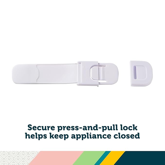 Safety 1st Multi-Purpose Latch,White 2-Count