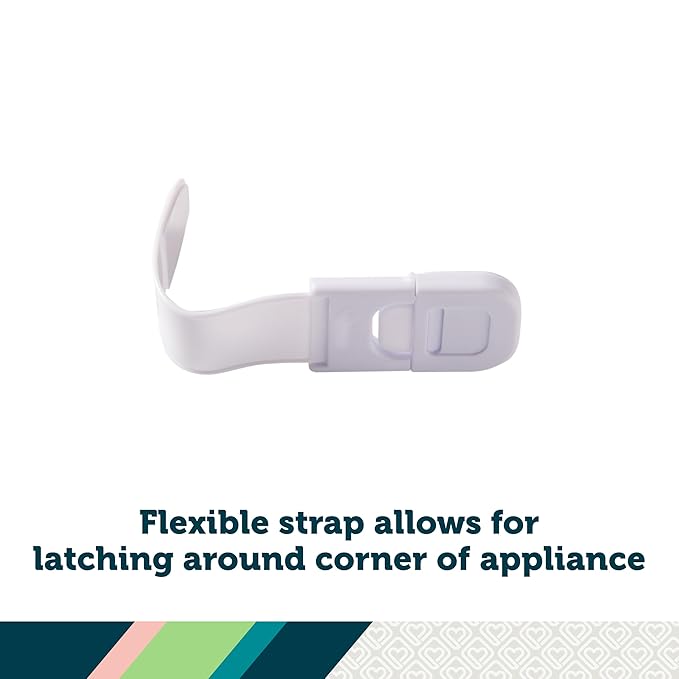 Safety 1st Multi-Purpose Latch,White 2-Count