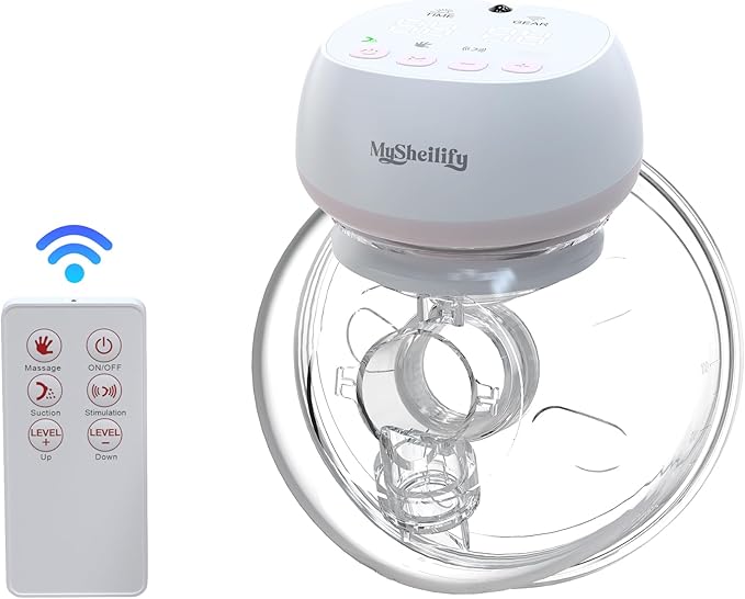 Portable Breast Pump for Busy Moms | Hands Free Electric Breast Pump, Ultra Quiet and Comfortable | Maximize Milk Output Anytime