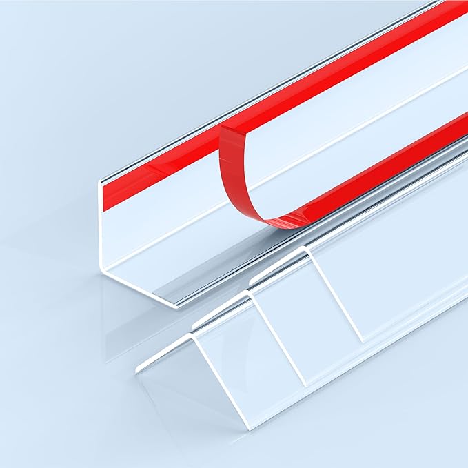 16" x 1.57" Wall Corner Protectors, 4PCS Clear Self-Adhesive Guards, Corner Guards & Edge Protector for Walls, Cabinet Doors, Edge Protector Trim, Easy to Install and Clean