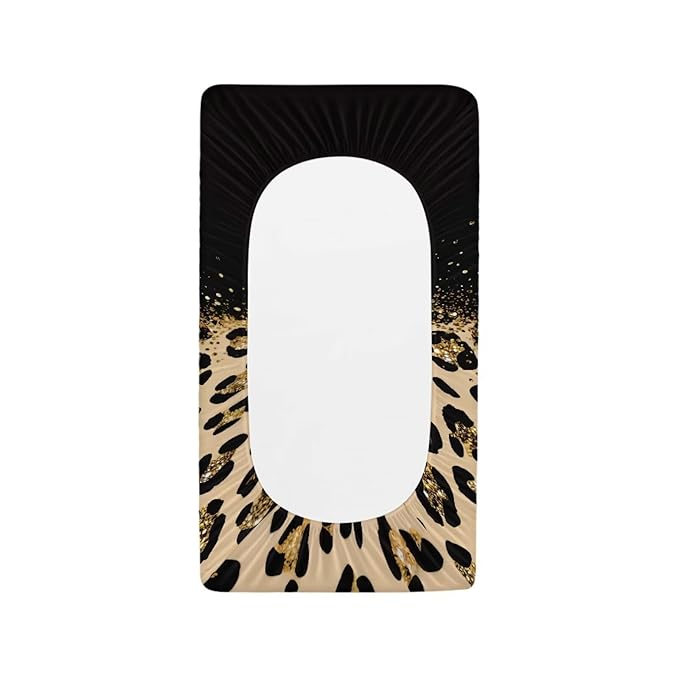 Butterfly Baby Changing Pad Cover Leopard Print Diaper Changing Pad Cover Black Changing Pad Cover Girl Home Decoration