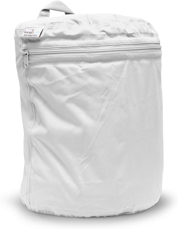 Kanga Care Wet Bag MINI Seam Sealed Waterproof 3D Dimensional for Baby Cloth Diapers, Travel, Beach, Pool, Gym, Swim | Fluff