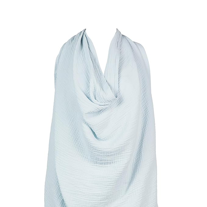 Snuggle Me® Nursing Cover - 100% Organic Cotton Muslin Nursing Cover Up for Baby Breastfeeding with BPA-free Silicone Teether Ring, Ultra-soft, Breathable & Lightweight Adjustable Mother Nursing Apron