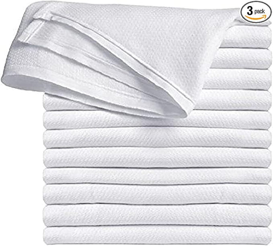 High Absorbancy Reusable Flat Cloth Diapers, Soft & Safe 27 X 27 100% Cotton Burp Cloth, Also Great to Clean Mirrors (3)