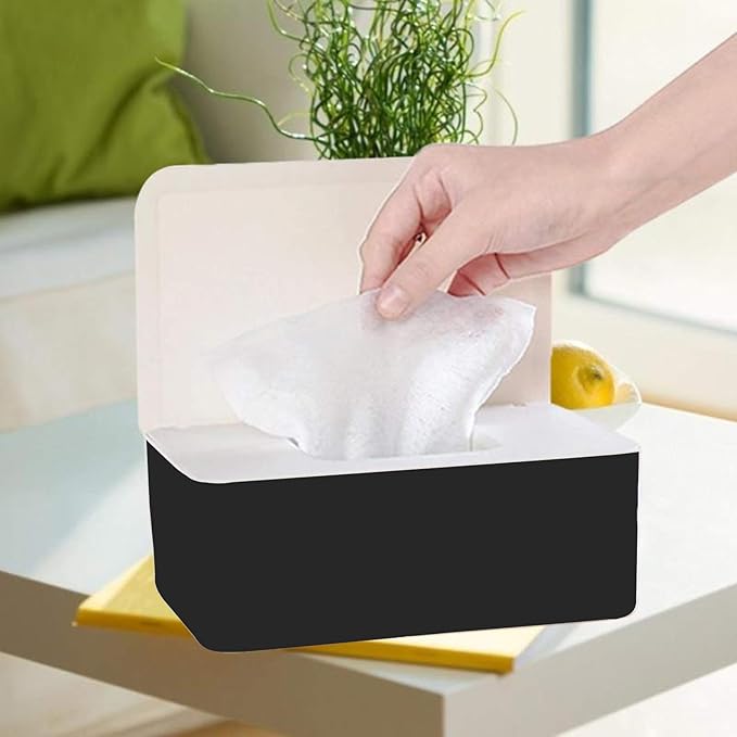 Baby Wipes Dispenser Set, Reusable Baby Wipe Holder Box, Refillable Baby Wipes Container Travel Wet Wipes Case with Reusable Wipes Pouch for Baby Home Kitchen Office Travel 3 PCS