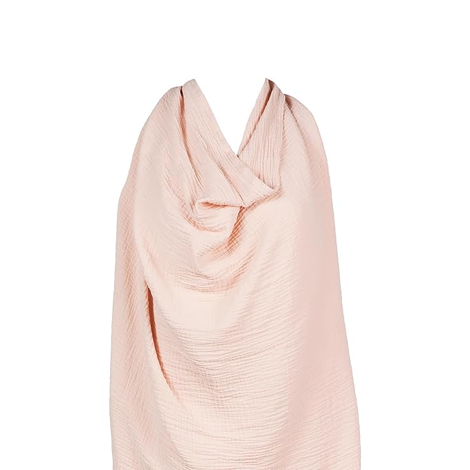 Snuggle Me® Nursing Cover - 100% Organic Cotton Muslin Nursing Cover Up for Baby Breastfeeding with BPA-free Silicone Teether Ring, Ultra-soft, Breathable & Lightweight Adjustable Mother Nursing Apron