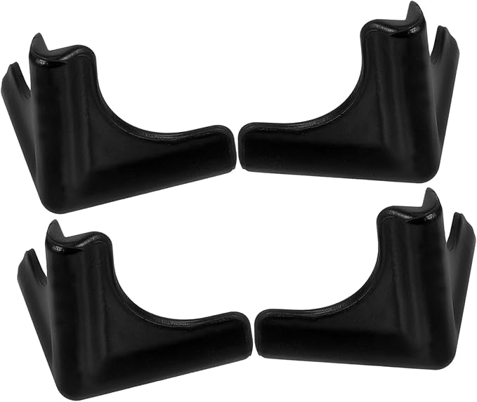 Hemoton 4Pcs Silicone Furniture Corner Protectors 1.77 Inch Soft Elastic Childproof Table Corner Guards for Home Office School Safety