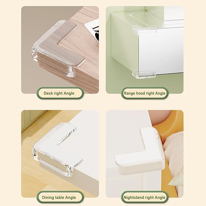 Generic Table Edge Protector for Kids - Anti-Collision Transparent Corner Guards | Corner Child Protection | Safety Furniture Corner Protector, Kids Proofing Corner Guards for Home, Apartment