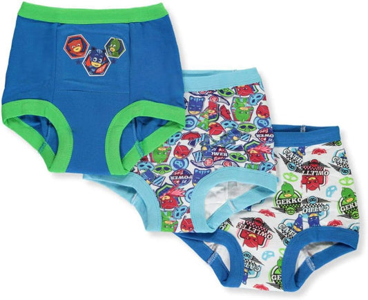 PJ Masks Baby 3pk, 7pk Or 10pk Potty Training Pants With Success Tracking Chart Including Stickers in Sizes 2t, 3t, and 4t